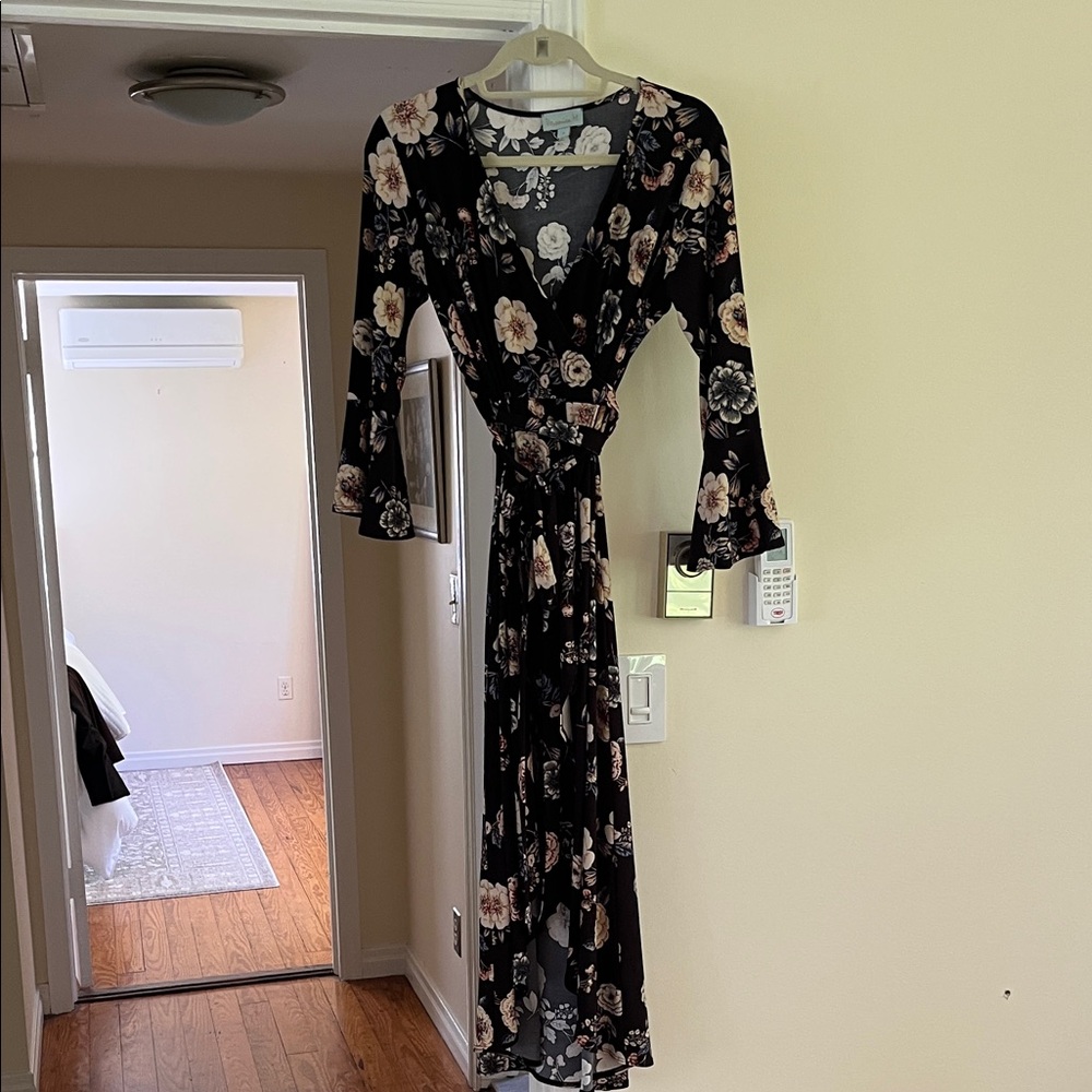 Veronica M high low floral dress. Size S